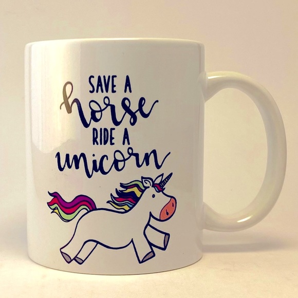 🌱 💖🦄💖 Unicorn 🦄 Coffee Cup by JDsub 💖🦄💖 - Picture 1 of 5